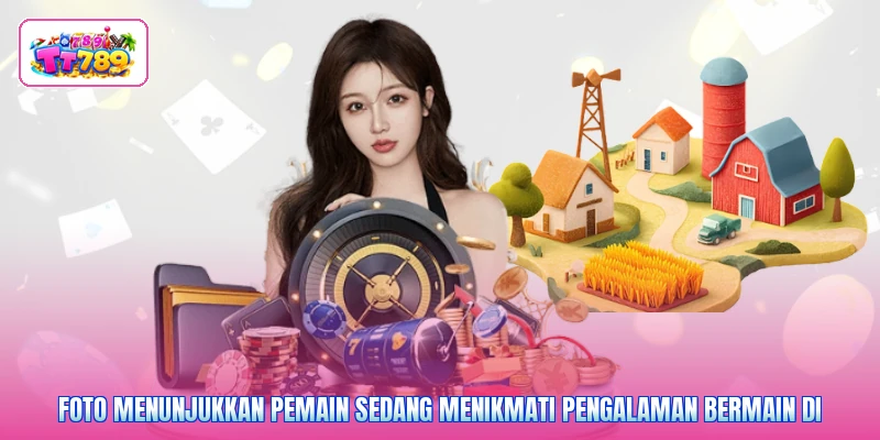 Foto menunjukkan pemain sedang menikmati pengalaman bermain di