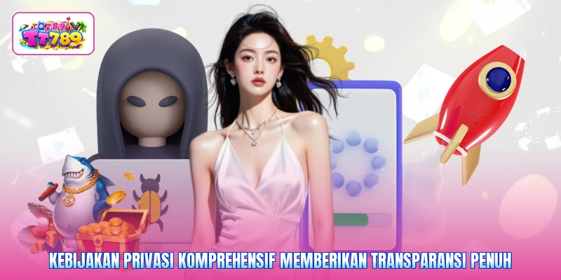 Kebijakan privasi komprehensif memberikan transparansi penuh