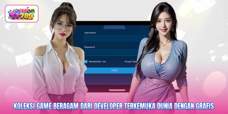 Koleksi game beragam dari developer terkemuka dunia dengan grafis