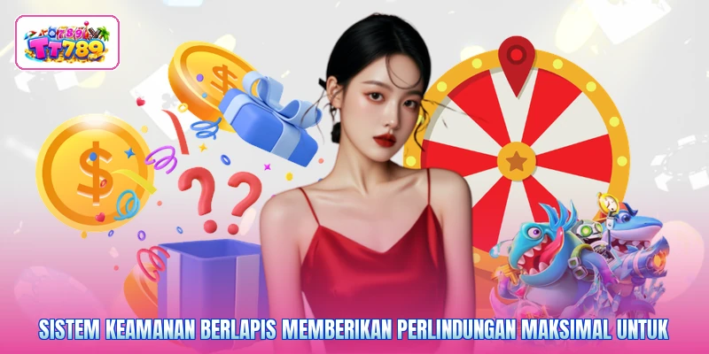 Sistem keamanan berlapis memberikan perlindungan maksimal untuk